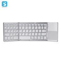 Slim portable wireless keyboard with lithium battery